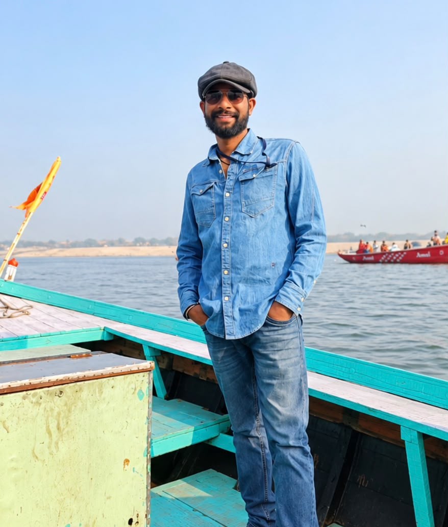 Gagan avec des voyageurs français